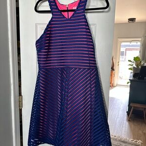 Lilly Pulitzer Vibrant Blue and Pink Dress